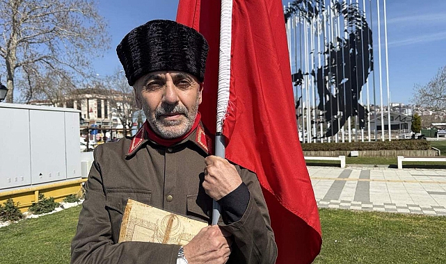 Şehitler için 8 yıldır İstanbul'dan Çanakkale'ye yürüyor