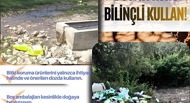 Zirai İlaç Ambalajlarını Doğaya Atanlara Ağır Ceza