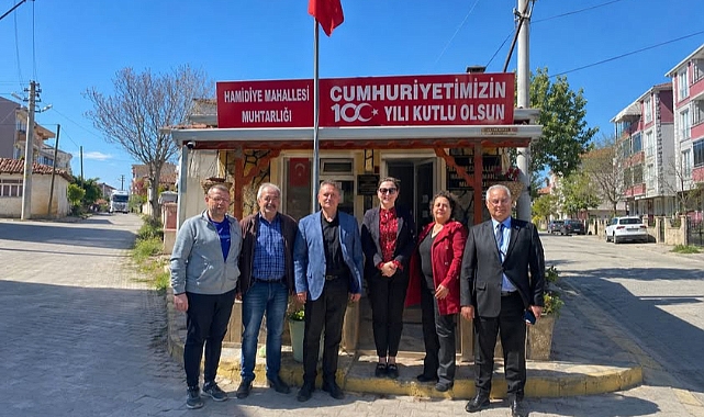 İYİ Parti Babaeski Teşkilatından Hamidiye Mahallesi’ne Ziyaret