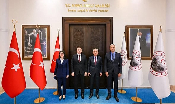 Kırklareli Valiliği’nde Önemli Ziyaret: Göç ve Denetim Gündemi