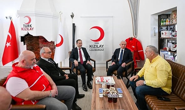 Kırklareli Valisi Uğur Turan’dan Lüleburgaz’da Esnaf ve Kızılay Ziyareti