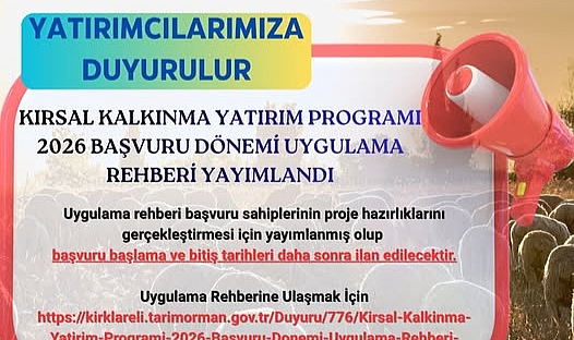 KIRSAL KALKINMADA 2026 DÖNEMİ RESMEN BAŞLADI