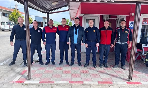 Babaeski Belediye Başkanı Dr. Fırat Yayla’dan İtfaiye Personeline Hafta Sonu Ziyareti