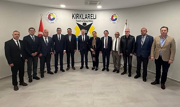 Kırklareli Ticaret ve Sanayi Odası’nda Önemli Ziyaret: CHP Heyeti Ağırladı