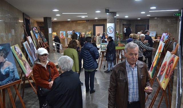 Yağlı Boya Sergisine Yoğun İlgi