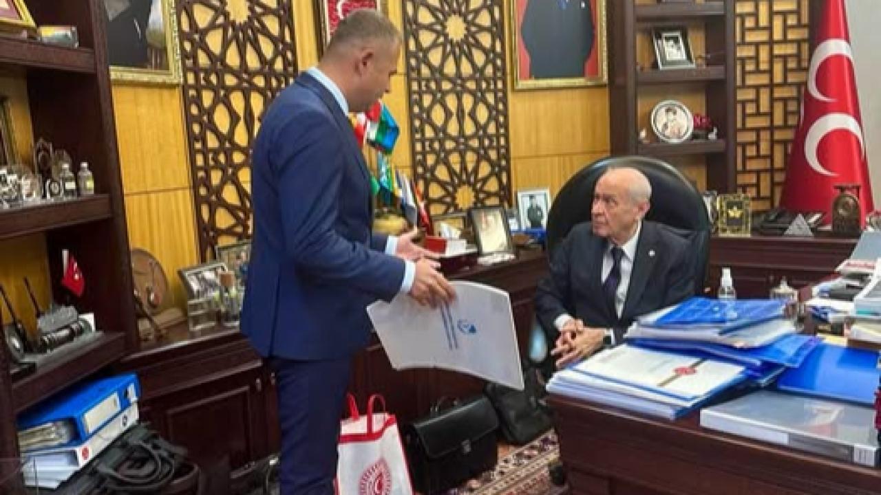 Kırklareli Belediye Başkanı Derya Bulut’tan Devlet Bahçeli’ye Ziyaret