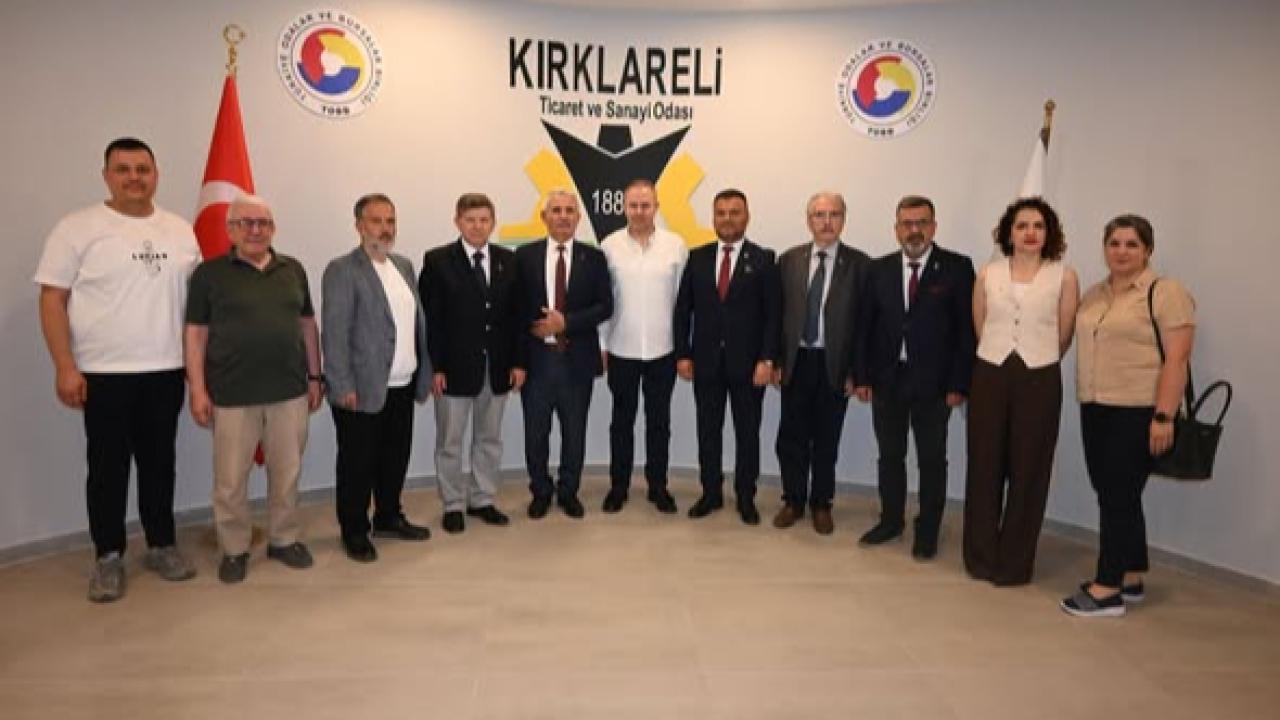 Kırklareli TSO’da Zafer Partisi Heyeti Ağırlandı