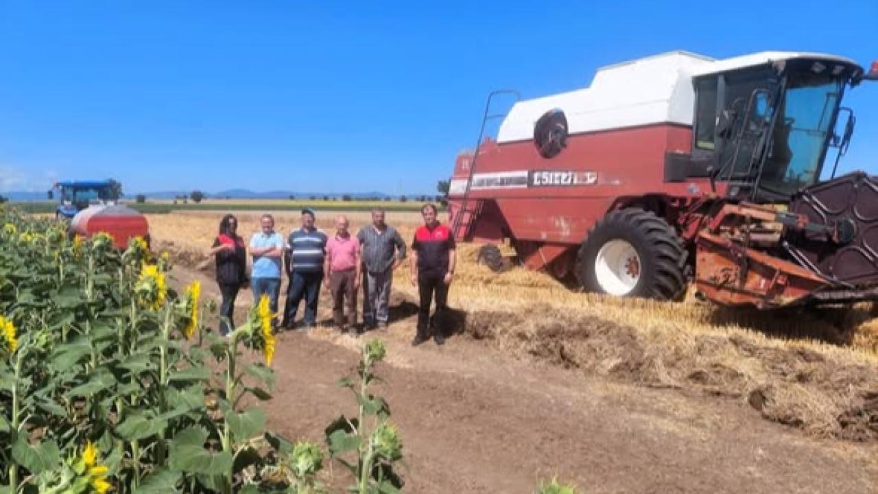 Kırklareli’nde Hasat Sezonunda Biçerdöver Denetimleri Sürüyor