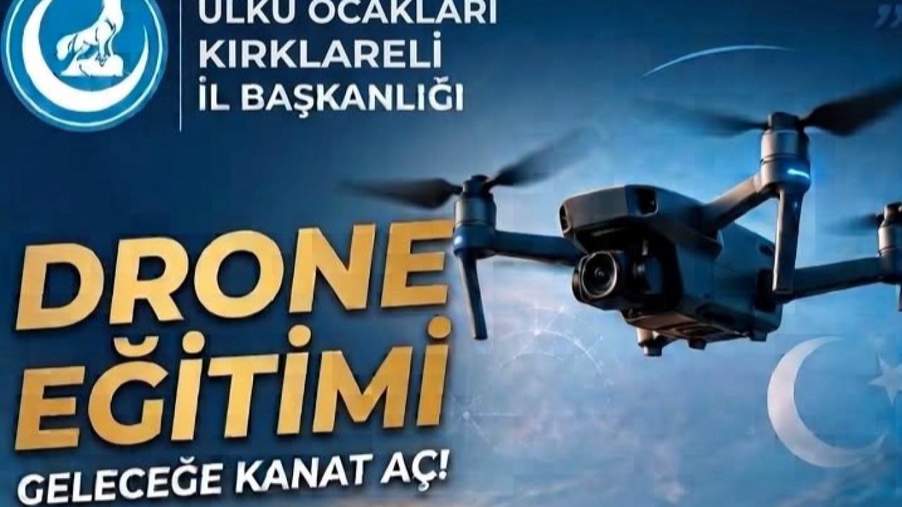 Kırklareli'nde Sertifikalı Drone Eğitimi Başladı