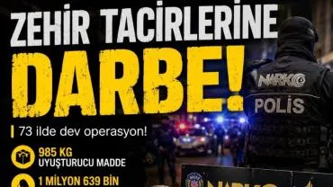 73 İlde Narkotik Operasyonu: Uyuşturucu Tacirlerine  Darbe