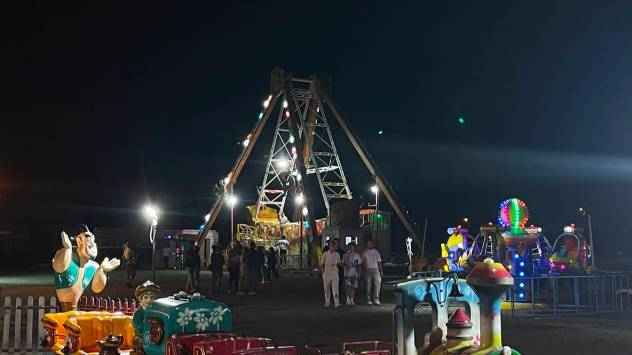 Babaeski'de Festival Heyecanı Lunaparkla Başladı