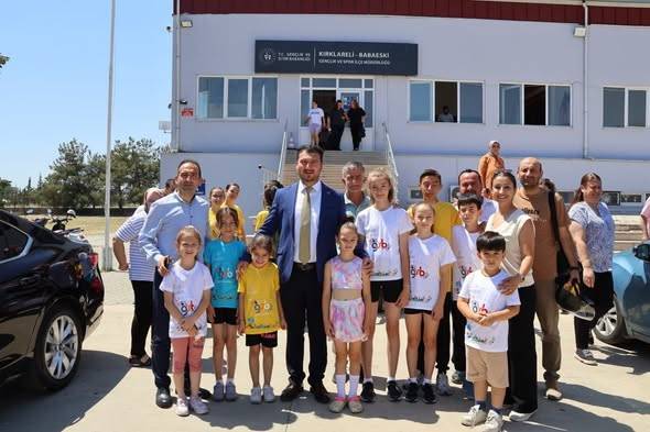 Babaeski’de Yaz Spor Okulları Coşkulu Törenle Açıldı